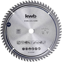 KWB - 587168 Lama circolare in metallo duro 200 x 16 mm 1 pz.