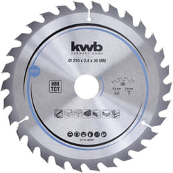 KWB - 587857 Lama circolare in metallo duro 210 x 30 mm 1 pz.