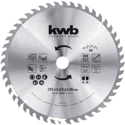 KWB - 593159 Lama circolare 315 x 30 mm 1 pz.
