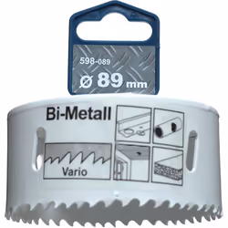 kwb 598089, Singolo, Trapano, Alluminio, Rame, Cartongesso, Plastica, Acciaio, Legno, Bianco, Bimetallo, High-Speed Steel (HS ...