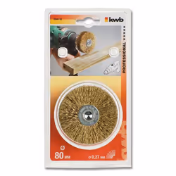 kwb 604030 Ruota a raggi di filo di acciaio Spazzola a disco 8 cm - Vista aggiuntiva 3