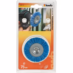 kwb 604430, Disco da lucidatura, Blu, 6 mm, 10 cm, Blister