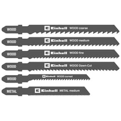 Einhell 49617350 lama per sega a gattuccio, sega a traforo e sega universale Lama per seghetto alternativo 10 pz