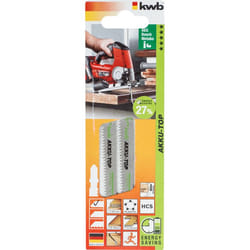 kwb 623420 lama per sega a gattuccio, sega a traforo e sega universale Lama per seghetto alternativo Acciaio al carbonio (HCS) 2 pz