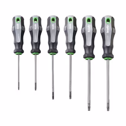 Codice: EIN-49665216 Marca: KWB. Set di cacciaviti KWB, 6 pezzi, TORX Acciaio CrV, impugnatura a 3 componenti per una trasmis ...