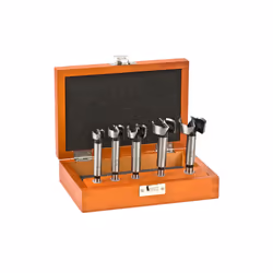 kwb 706000, Trapano, Set di punte per trapano, In legno duro, Legno dolce, Legno, 15, 20, 25, 30, 35 mm, Argento, Blister