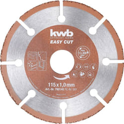 KWB - 790140 Disco di taglio dritto 115 mm 1 pz. Legno, Plastica, Rame