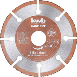 kwb 790540 Disco di taglio dritto 125 mm 1 pz. Legno, Plastica, Rame