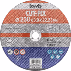 Dettagli tecnici Design (fresa) dritto Dimensione, Ø 230 mm Idoneità del materiale Metallo Ø foro 22.23 mm Dischi da taglio C ...