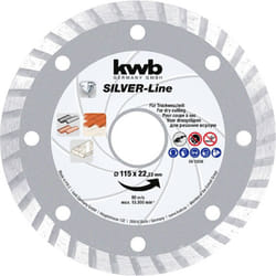 KWB - 797870 Disco diamantato Diametro 230 mm ø foro 22.23 mm Pietra 1 pz.
