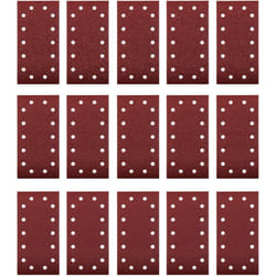 Einhell - Set di 15 fogli di carta vetrata (accessori per levigatrice orbitale, 15 x 230 mm, grana 5 x 40, 80, 120, velcro)