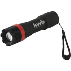 Einhell - kwb led Torcia Torcia Tactical Zoom 948190 (SuperHell, su una funzione di messa a fuoco regolabile ad anello rotante, cinturino a mano)