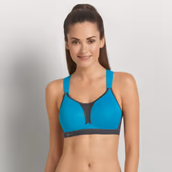 Anita 5537 364 75A, Sport, Antracite, Blu, Senza ferretto, Monocromatico, 75A, Femmina