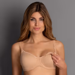 Anita Basic, Assistenza, Beige, Ferretto, Monocromatico, Femmina, Allacciatura posteriore