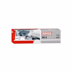 Novus graffette ne 6 per cucitrici elettriche -5000u-box EAN: 4009729003725