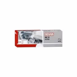 Novus punti metallici ne 8 super per cucitrici elettriche -5000u-box EAN: 4009729003749