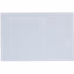 Dahle 10683, Tappetino, Trasparente, 914,4 mm, 609,6 mm, 1 pz