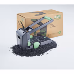 Novus B 2200 re+new perforatore e accessori 200 fogli Nero, Verde - Vista aggiuntiva 7