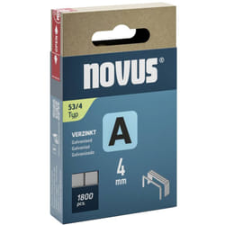 Novus - Graffette a filo metallico sottile - tipo 53 1800 pz. 042-0772 Dimensioni (l x l x a) 4 x 11.3 x 4 mm