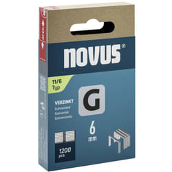 Novus - Graffette - tipo 11 1200 pz. 042-0795 Dimensioni (l x l) 6 mm x 10.6 mm