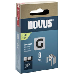 Graffette - tipo 11 1200 pz. Novus 042-0796 Dimensioni (L x L x A) 8 x 10.6 x 8 mm