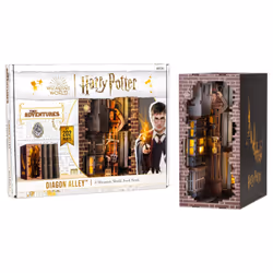 Revell Tiny Adventures Diagon Alley-Harry Potter, Modello di nave passeggeri, Kit di montaggio, 1:24, Tiny Adventures Diagon ...