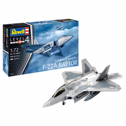 Revell Lockheed Martin F-22A Raptor Aeroplano Kit di montaggio 1:72 - Vista aggiuntiva 6