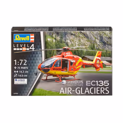 Revell EC135 Air-Glaciers Modello di aerogiro Kit di montaggio 1:72 - Vista aggiuntiva 5