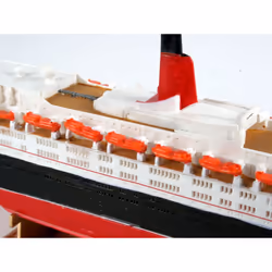 Revell Queen Elizabeth 2 Modello di nave passeggeri Kit di montaggio 1:1200 - Vista aggiuntiva 2