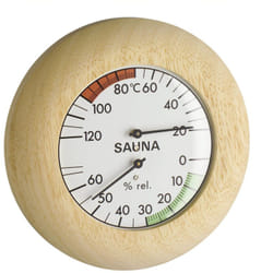 Tfa Dostmann - Termoigrometro per Sauna, 40.1028, Resistente al Calore, Temperatura e umidità, Made in Germany