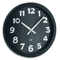 TFA-Dostmann 60.3506 orologio da parete e da tavolo Orologio al quarzo Rotondo Nero, Bianco