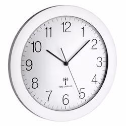 TFA-Dostmann 60.3512.02, Parete, Orologio meccanico, Cerchio, Bianco, Plastica, Stilo AA