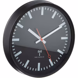 TFA - Orologio radiocomandato. Cornice in plastica nera. Meccanismo silenzioso. Dimensioni: 250 x 42 mm. Peso: 475 grammi. Al ...