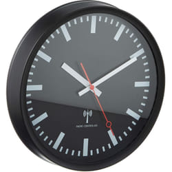 Tfa Dostmann - 60.3513 - Orologio atomico da parete, nero, plastico