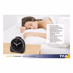 TFA-Dostmann 60.1513.01 sveglia Nero - Vista aggiuntiva 4