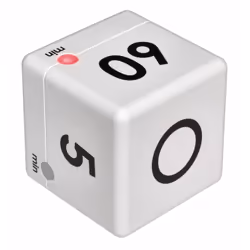TFA-Dostmann CUBE-TIMER Timer da cucina digitale Nero, Bianco - Vista aggiuntiva 2