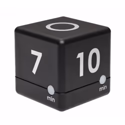 TFA-Dostmann 38.2040.01, Timer da cucina digitale, Nero, Bianco, 10 min, Plastica, Libera installazione, Mini Stilo AAA