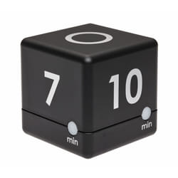 TFA-Dostmann 38.2040.01 Timer da cucina digitale Nero, Bianco