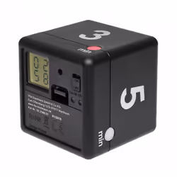 TFA-Dostmann 38.2040.01 Timer da cucina digitale Nero, Bianco