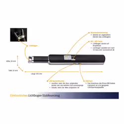 TFA-Dostmann 98.1119.01 accendino per cucina Accendino da cucina a scintilla Batteria Nero, Argento - Vista aggiuntiva 5