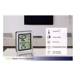 TFA-Dostmann EXACTO Interno Igrometro elettronico Argento - Vista aggiuntiva 4