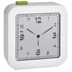 TFA-Dostmann 60.010611, Sveglia digitale, Rettangolo, Verde, Bianco, LCD, Batteria, Mini Stilo AAA