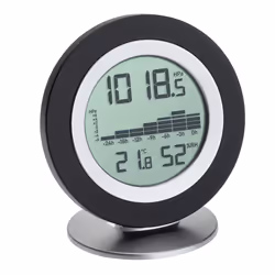 TFA-Dostmann Cosy Baro, Nero, Barometro per interni, Igrometro da interno, Termometro da interno, Plastica, 91,3 - 111,3 kPa, ...