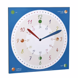 TFA-Dostmann Tick & Tack Orologio al quarzo Rotondo Blu, Bianco
