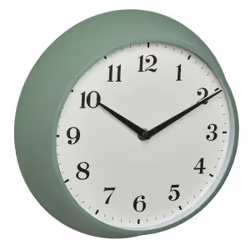 TFA-Dostmann 60.3540.04, Parete, Orologio al quarzo, Rotondo, Verde, Metallo, Plastica, Retro