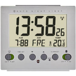 Tfa Dostmann - 60.2561.55 Radiocontrollato Sveglia Argento Tempi di allarme 1