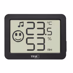 TFA-Dostmann 30.5055.02 Interno Igrometro elettronico Nero - Vista aggiuntiva 5