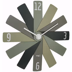 de orologio da parete:de l'orologio analogico al quarzo ha de un meccanismo di qualità (+/- 0,5 secondi/giorno), inoltre de r ...