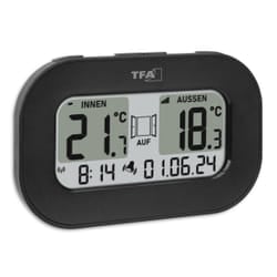 TFA-Dostmann 30.3046.01 termometro Termometro da ambiente elettronico Interno/esterno Nero
