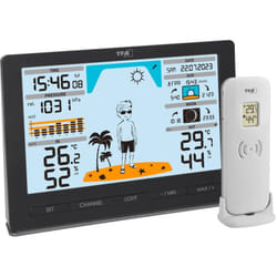 Tfa Dostmann - Stazione Meteo Wireless meteo jack, 35.1097.01, con Sensore Esterno Radiocontrollato, Previsioni del Tempo, Pressione Atmosferica,